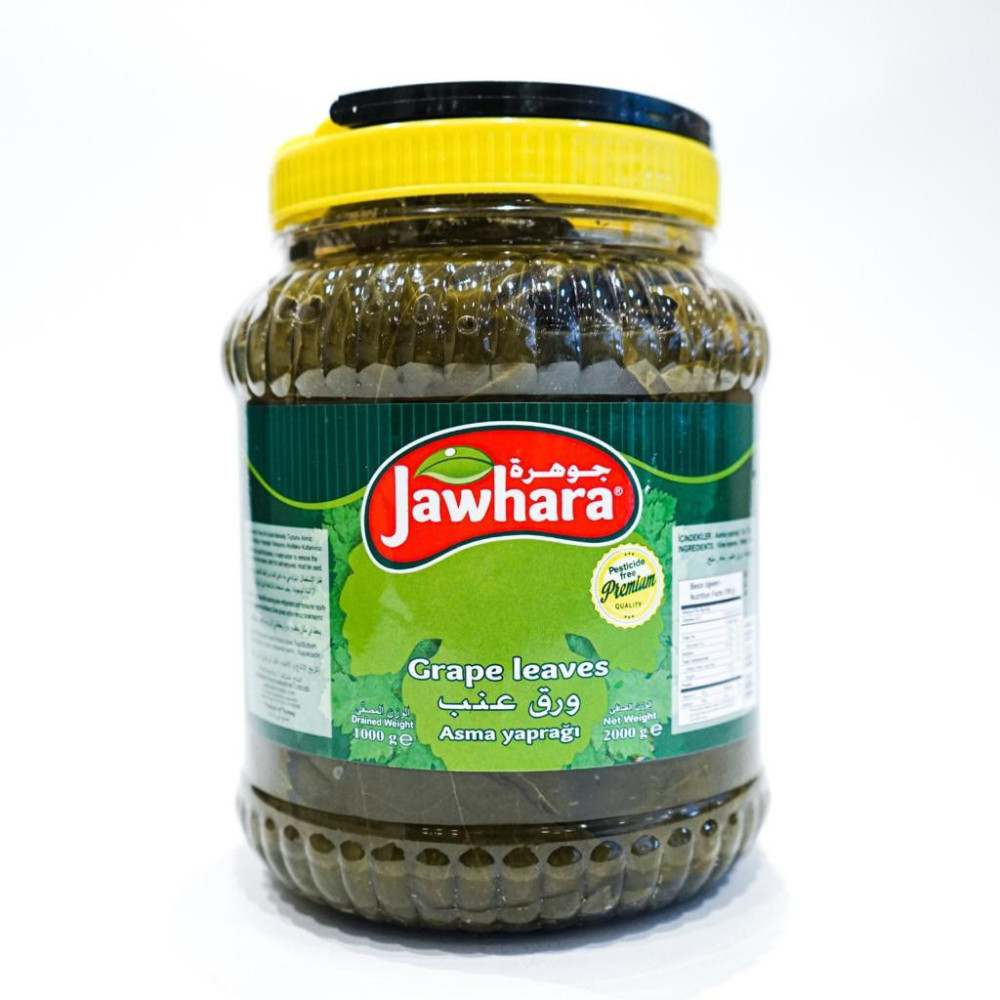 Jawhara Grape Leaves 1000g - ورق العنب 1000 غرام